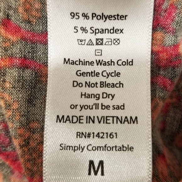 Ladies' LuLaRoe Irma Tunic, Size M, EUC - Picture 8 of 10